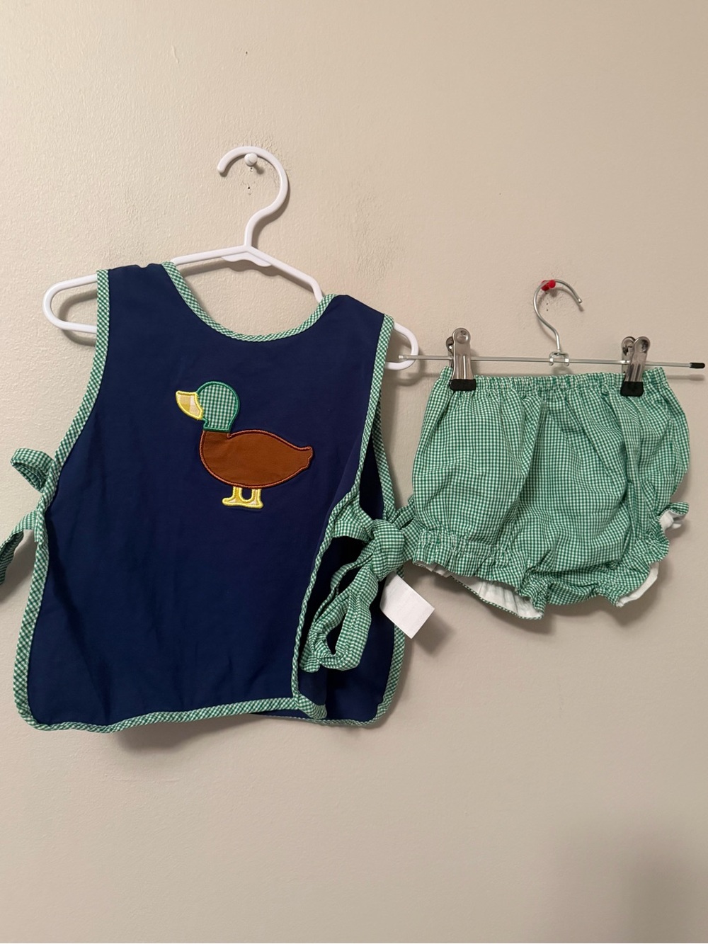The Smocking Petals Duck Tie Top Set